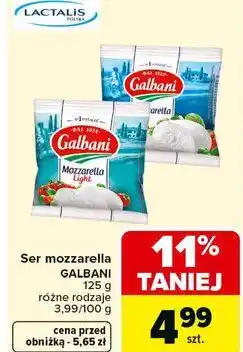 Carrefour Ser mozzarella Galbani (różne rodzaje) oferta