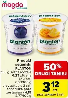 Carrefour Produkt wegański PLANTON 150 g, różne rodzaje oferta