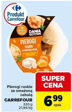 Carrefour Pierogi ruskie ze smażoną cebulką oferta