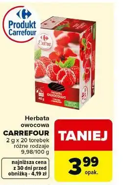 Carrefour Herbata owocowa Carrefour oferta