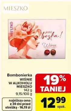 Carrefour Bombonierka Wiśnie w alkoholu Mieszko oferta