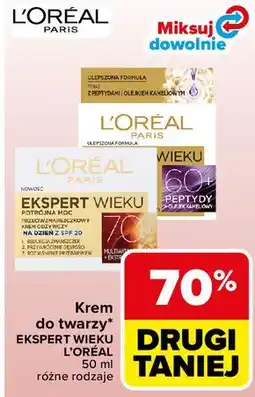 Carrefour Market Krem do twarzy Ekspert Wieku L'Oreal 50 ml różne rodzaje oferta