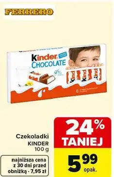 Carrefour Czekoladki Kinder oferta