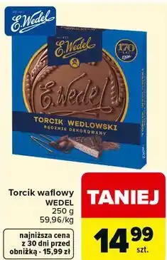 Carrefour Torcik waflowy Wedel oferta