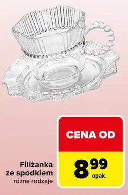 Carrefour Market Filiżanka ze spodkiem różne rodzaje oferta