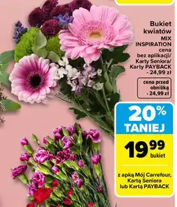 Carrefour Market Bukiet kwiatów MIX INSPIRATION oferta