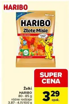 Carrefour Żelki HARIBO 80-85 g (różne rodzaje) oferta