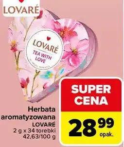 Carrefour Market Herbata aromatyzowana Lovare 2 g x 34 torebki oferta