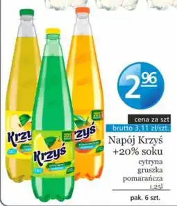 Specjał Napój Krzyś +20% soku oferta