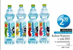 Specjał Kubuś Waterrr + sok PET oferta