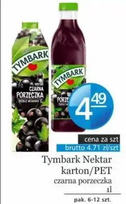 Specjał Tymbark nektar karton/pet czarna porzeczka oferta
