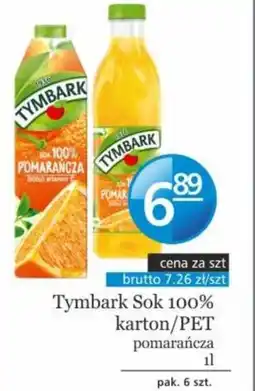 Specjał Tymbark Sok 100% karton/PET pomarańcza oferta