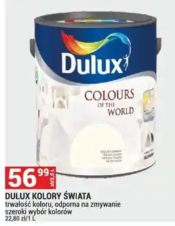Merkury Market Farba Dulux kolory świata trwałość koloru, odporna na zmywanie szeroki wybór kolorów oferta