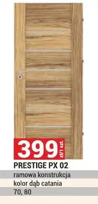 Merkury Market Drzwi Prestige PX 02 ramowa konstrukcja kolor dąb catania oferta