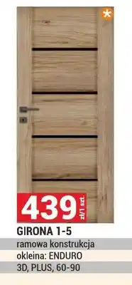 Merkury Market Drzwi Girona 1-5 ramowa konstrukcja okleina: ENDURO oferta
