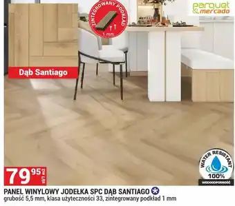 Merkury Market Panel winylowy jodełka SPC Dąb Santiago oferta