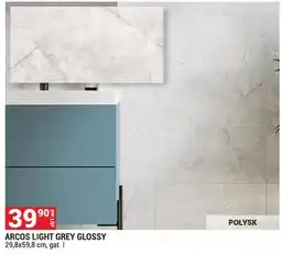 Merkury Market Płytka Arcos Light Grey Glossy oferta