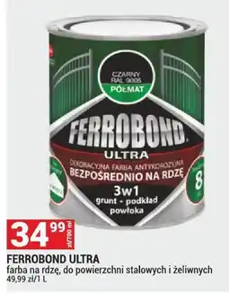 Merkury Market Farba Ferrobond Ultra na rdzę, do powierzchni stalowych i żeliwnych 3w1 oferta
