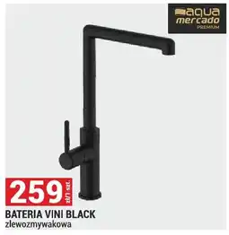 Merkury Market Bateria Vini Black zlewozmywakowa oferta