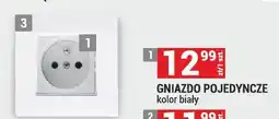 Merkury Market Gniazdo pojedyncze kolor biały seria osprzętu Simon 10 oferta