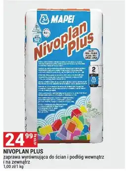 Merkury Market Nivoplan Plus zaprawa wyrównująca do ścian i podłóg wewnątrz i na zewnątrz oferta