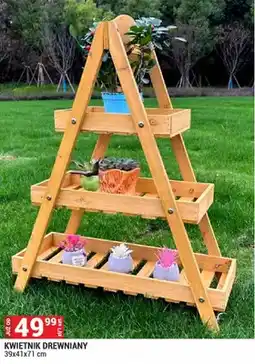 Merkury Market Kwietnik drewniany oferta