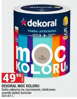 Merkury Market Farba moc koloru odporna na szorowanie, lateksowa szeroki wybór kolorów oferta