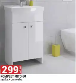 Merkury Market Komplet Mito 60 szafka + umywalka oferta