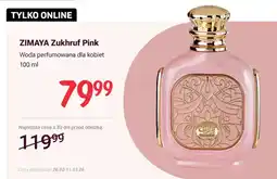 Rossmann Woda perfumowana dla kobiet Zukhruf Pink oferta