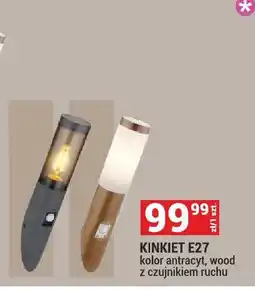 Merkury Market Kinkiet E27 kolor antracyt, wood z czujnikiem ruchu oferta