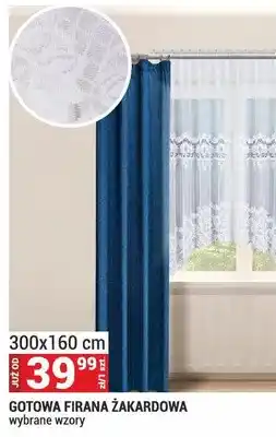 Merkury Market Firana gotowa żakardowa oferta