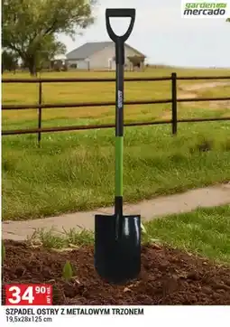 Merkury Market Szpadel ostry z metalowym trzonem oferta