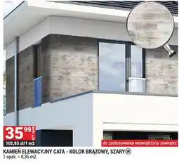 Merkury Market Kamień elewacyjny Cata - kolor brązowy, szary oferta