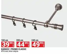 Merkury Market Karnisz I Promo Classic Ø16 mm, kolor satyna 240 cm oferta