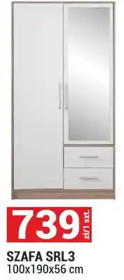 Merkury Market Szafa SRL3 100x190x56 cm oferta
