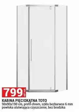 Merkury Market Kabina prysznicowa pięciokątna Toto oferta
