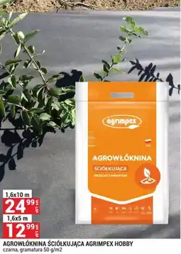 Merkury Market Agrowłóknina ściółkująca Agrimpex Hobby czarna 1,6x5m oferta