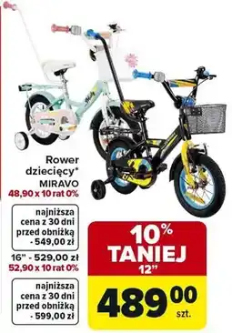 Carrefour Rower dziecięcy Miravo 12, 16 oferta