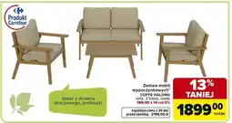 Carrefour Zestaw mebli wypoczynkowych Coffe Halong oferta