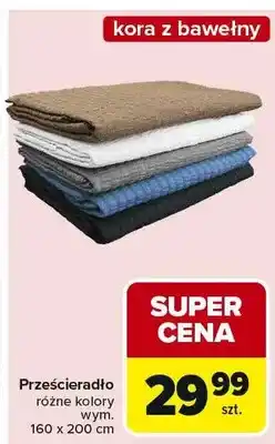 Carrefour Prześcieradło różne kolory oferta