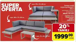 Carrefour Zestaw mebli wypoczynkowych Nelly oferta