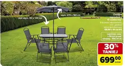 Carrefour Zestaw ogrodowy 6-osobowy oferta