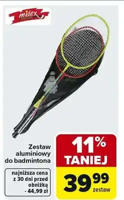 Carrefour Zestaw aluminiowy do badmintona oferta