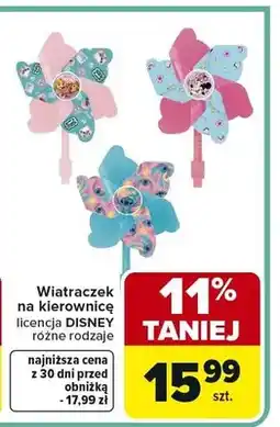 Carrefour Wiatraczek na kierownicę licencja Disney różne rodzaje oferta