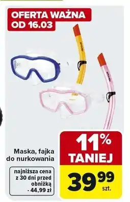 Carrefour Maska, fajka do nurkowania oferta