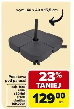 Carrefour Podstawa pod parasol oferta
