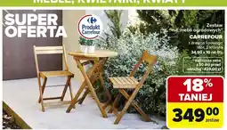 Carrefour Zestaw mebli ogrodowych Carrefour oferta