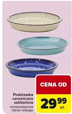 Carrefour Podstawka ceramiczna szkliwiona mrozoodporna różne rodzaje oferta