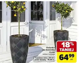 Carrefour Osłonka na doniczkę Flow różne rodzaje oferta