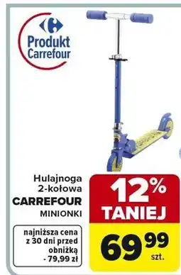 Carrefour Hulajnoga 2-kołowa Minionki oferta